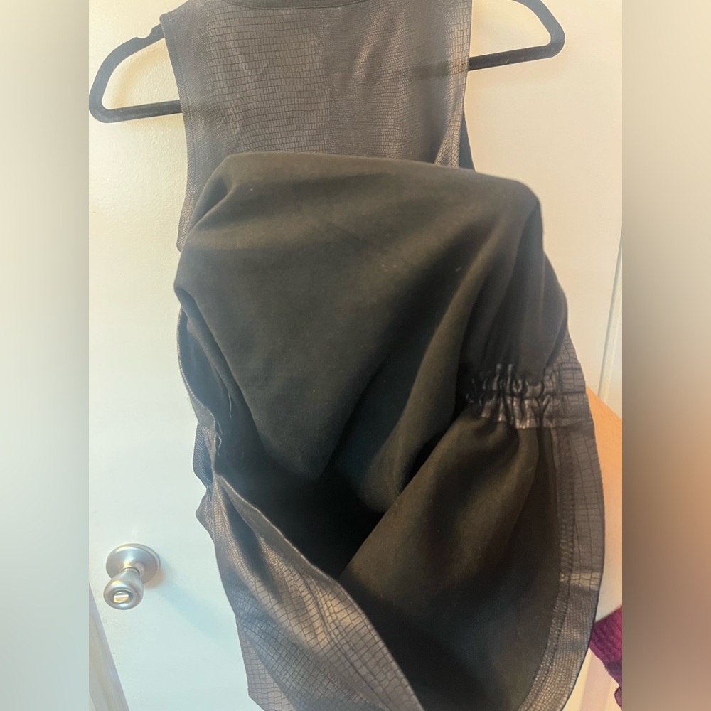 Steve Madden Small Black Sleeveless Dress (RSB) PTP 14-17/L 33 Like New - Picture 11 of 13